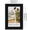 Americanflat 2.1x3.4 Mini Instant Photo Frame - Instax Mini Photo Frame - Polaroid Photo Frame - Shatter Resistant Glass - Hanging Hardware with Easel - Black